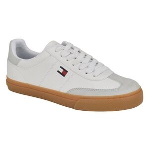 Tommy Hilfiger Sz 9 Laszie White Sneakers NWOT